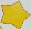 yellow puffy star
